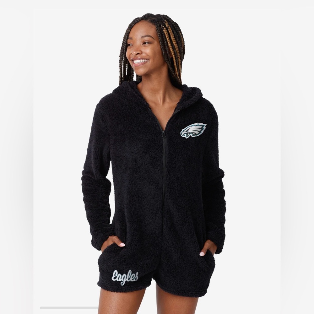 Philadelphia Eagles women’s shirt cozy one piece pajamas- Small